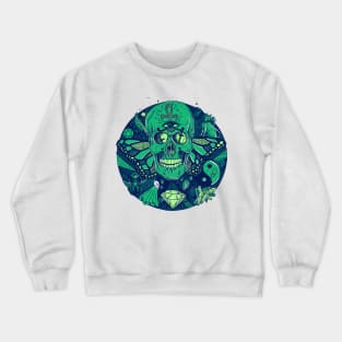 Ngreen Skull Circle of Humanity Crewneck Sweatshirt